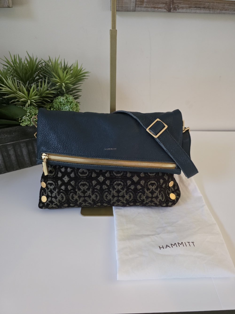 Hammitt VIP Large Antique Atelier Studded Leather Crossbody Special Edition - Picture 2 of 16